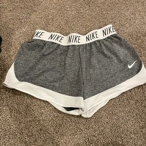 Gray Nike shorts unlined